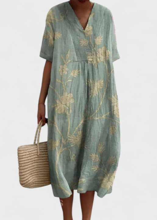 Vzorované letní šaty