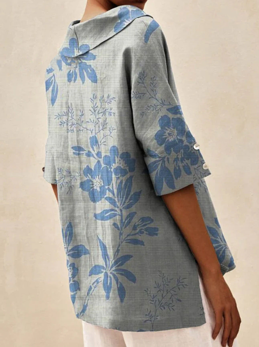 Elegantní top s výstřihem do V