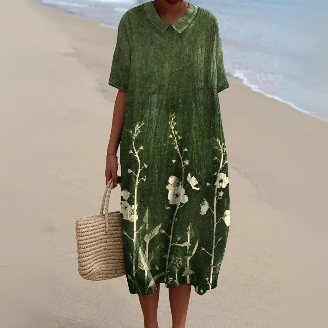 Měkké šaty s květinovým vzorem