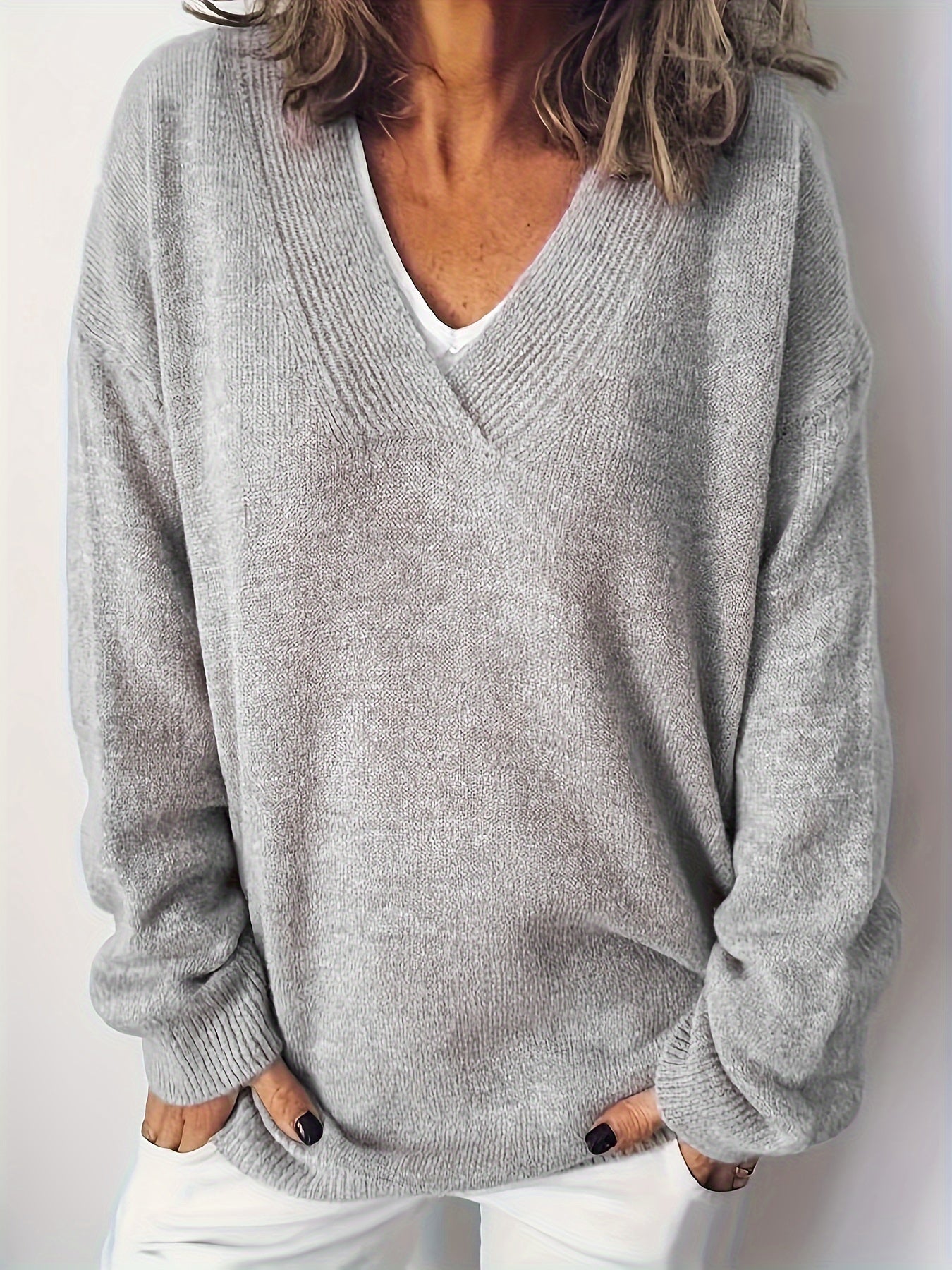 Modova™ | Měkký V-neck svetr