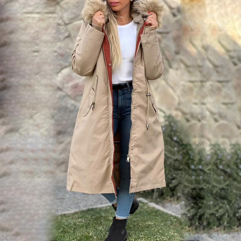 Modova™ | Stylová dámská zimní bunda s kapucí a měkkým límcem