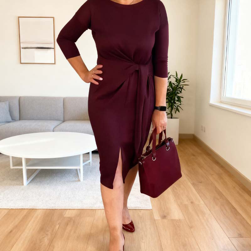 Modova™ | Elegantní šaty s rozparkem