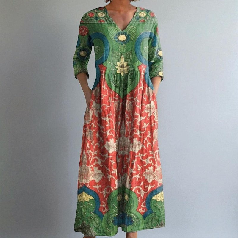 Boho elegantní dlouhé šaty