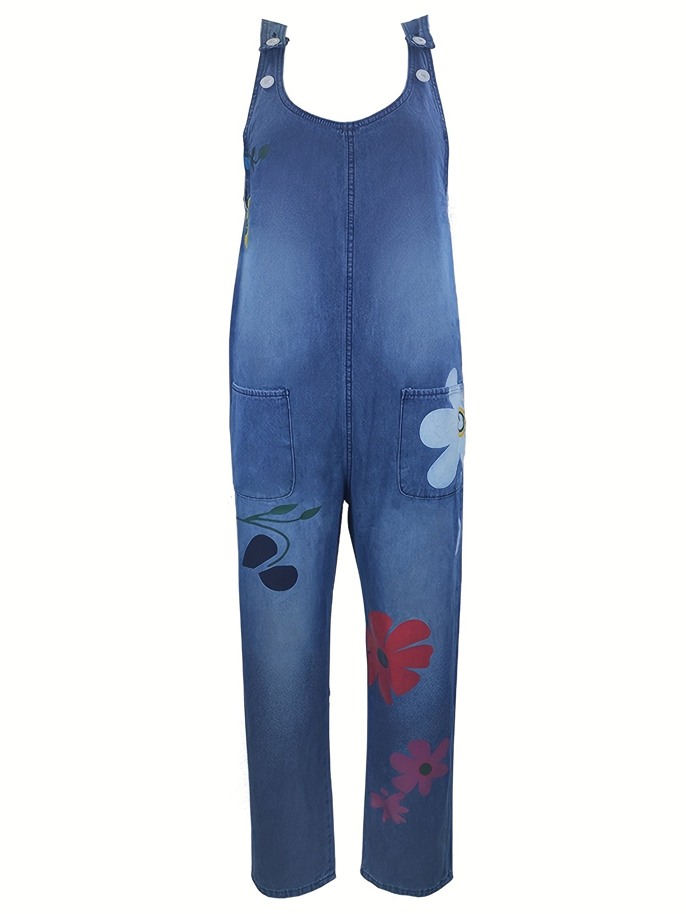 Měkký květinový overal