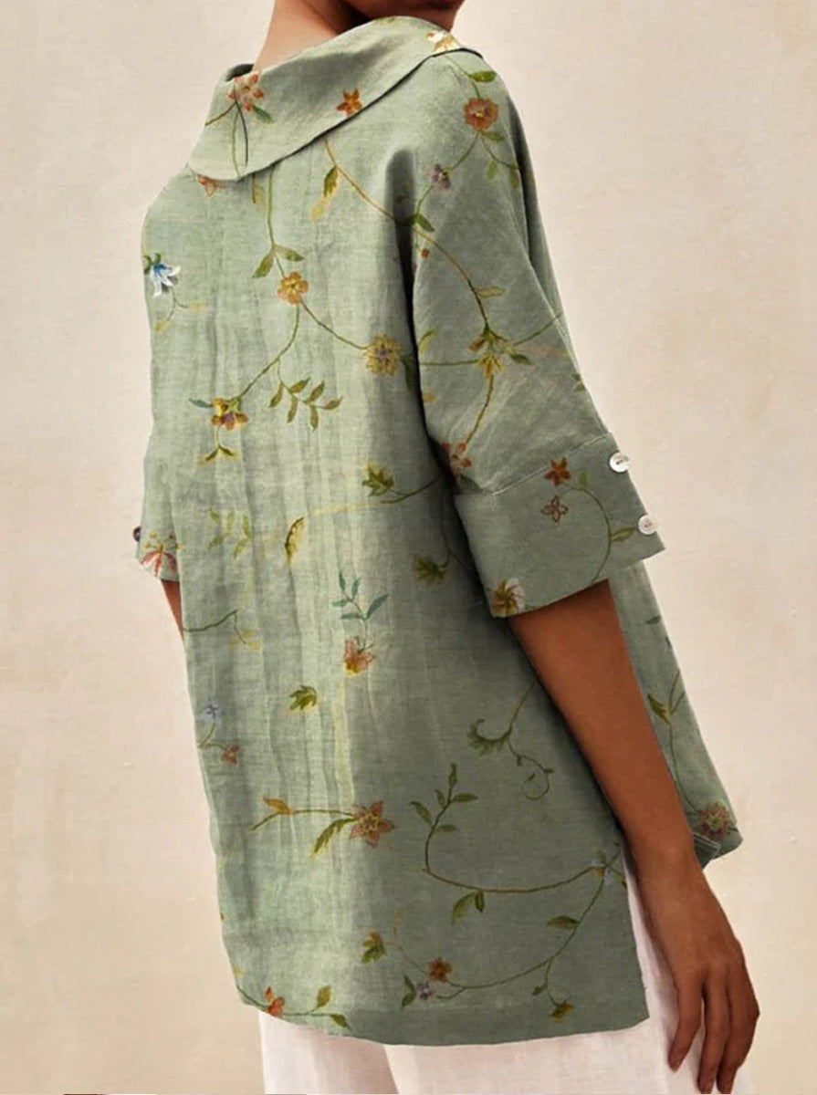 Elegantní top s výstřihem do V